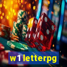 w1 letterpg